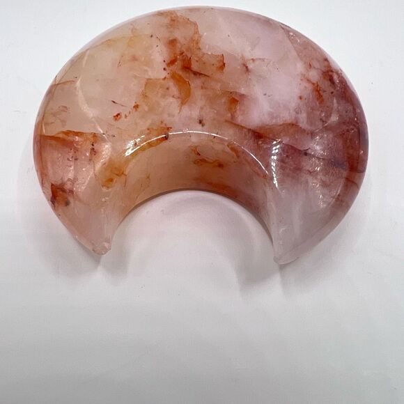 Fire Quartz Crystal Crescent Moon (6)‎ - Picture 4 of 11